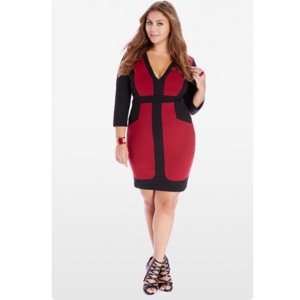 Beautiful black and red dress from FTF